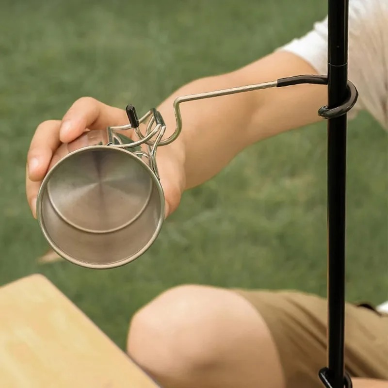 1-10PCS Camping Tent S Hook St - Camping Cooking Hanger 评论和价格