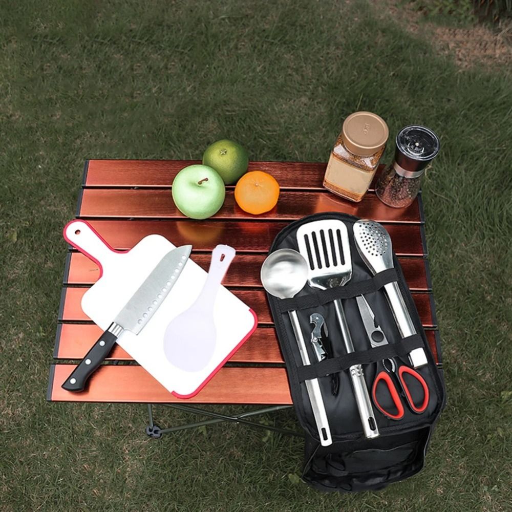 2024 Picnic Utensil Set Storag - Camping Cooking Utensil Bag 评论和价格