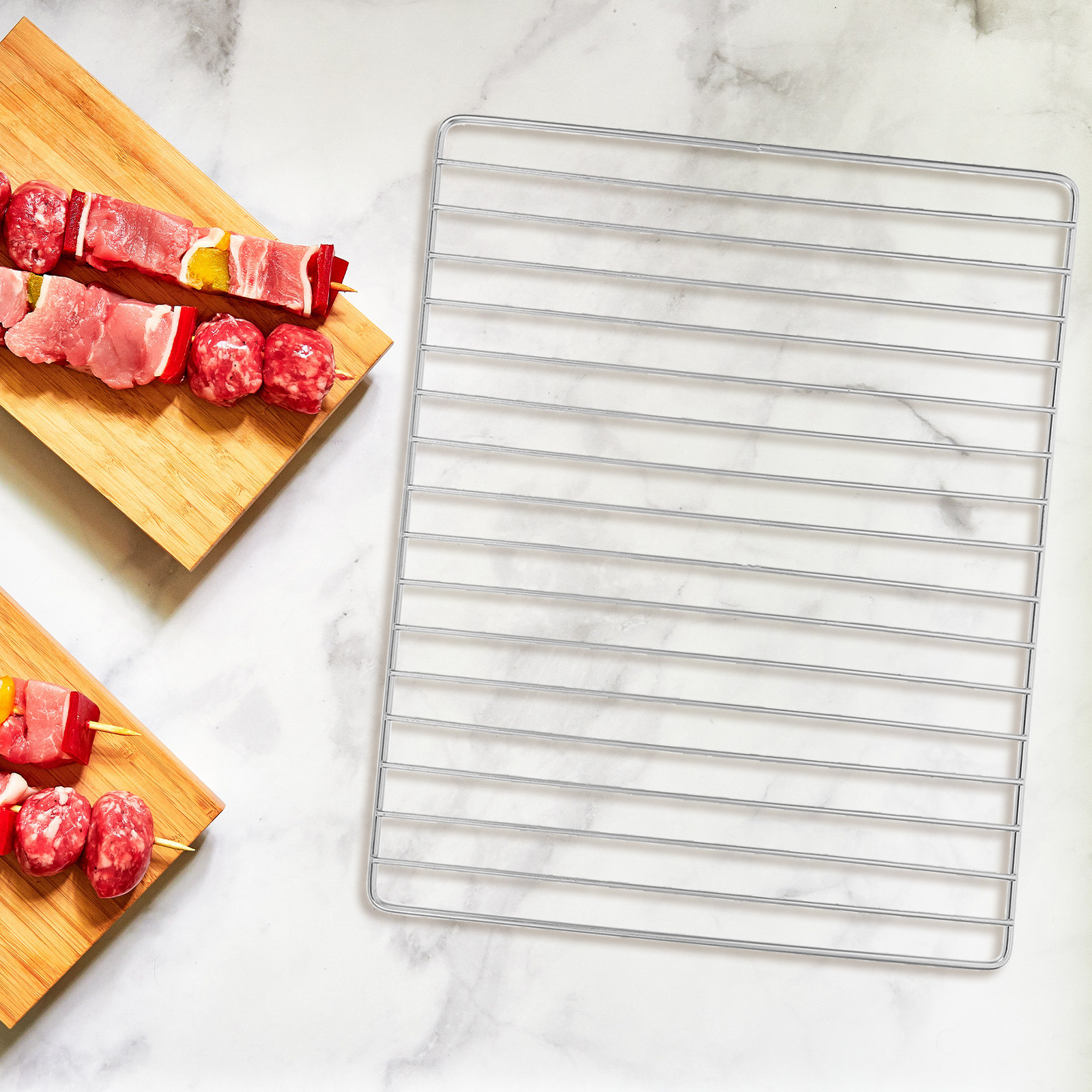 Stainless Steel Bbq Grill Wire - Camping Cooking Grate 评论和价格