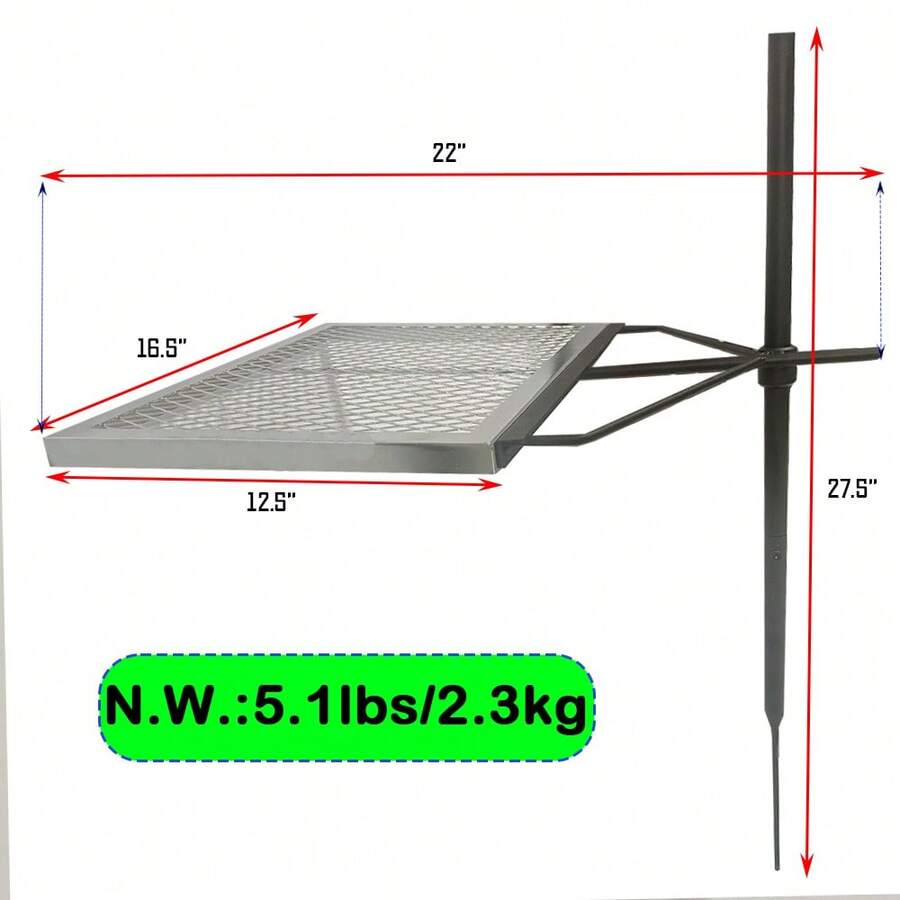 360 ° Adjustable Rotating Camp - Camping Cooking Without Fire 评论和价格