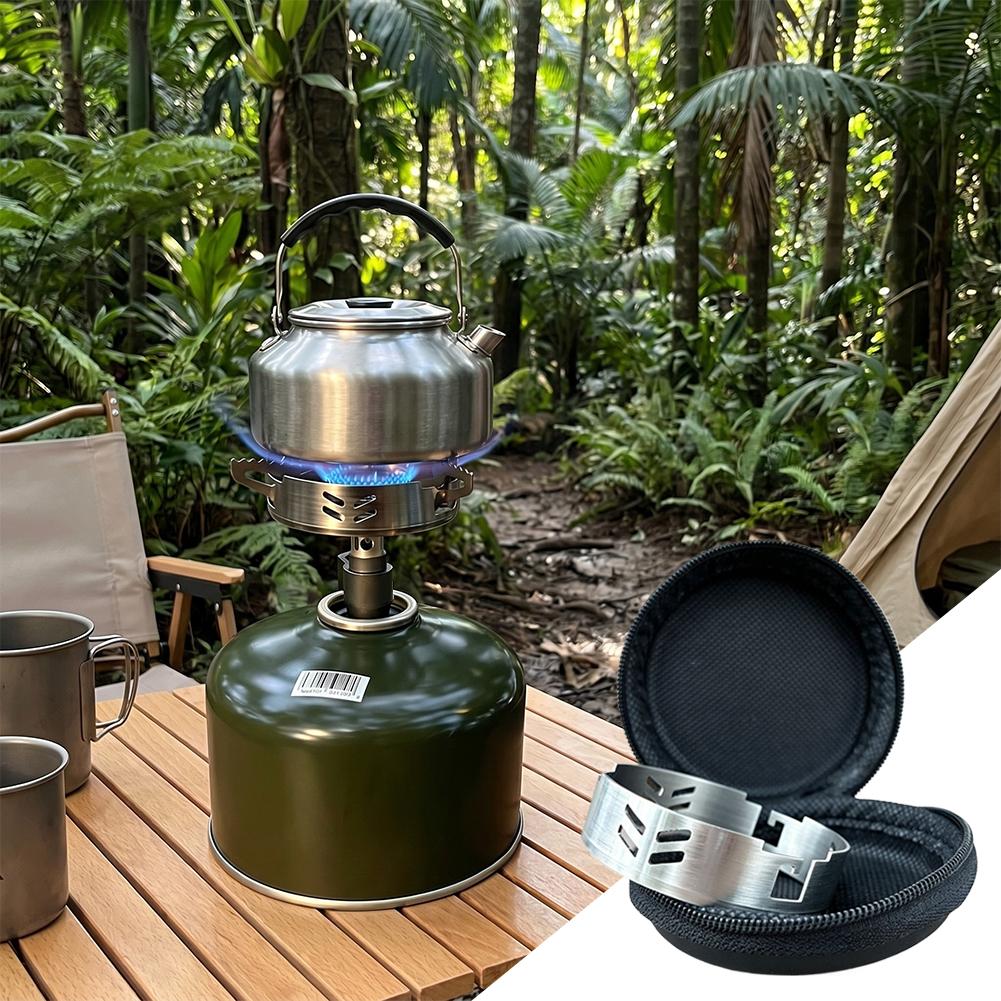 304 Stainless Steel Stove Wind - Camping Cooking Set With Bag 评论和价格