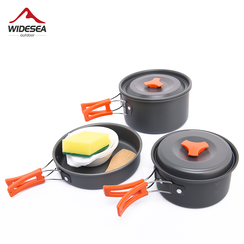 Widesea Camping Outdoor Cookwa - Camping Cooking And Dining Set 评论和价格