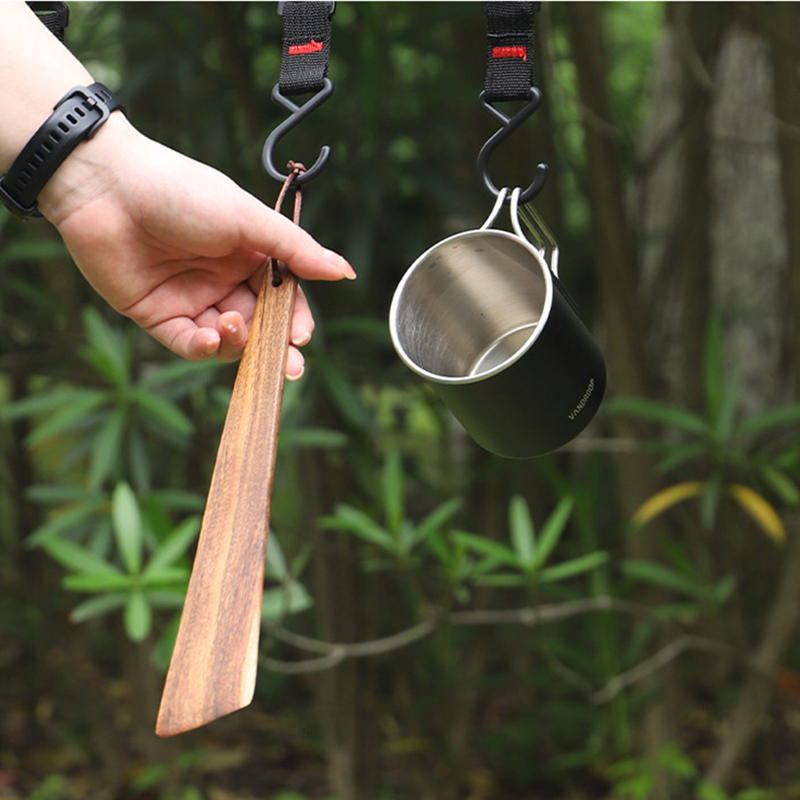 Wooden Spatula Portable Turner - Camping Cooking And Dining Set 评论和价格