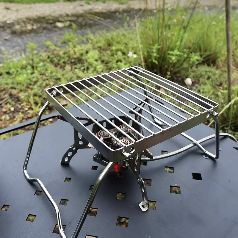 Portable Stainless Steel Stove - Camping Cooking Grate 评论和价格