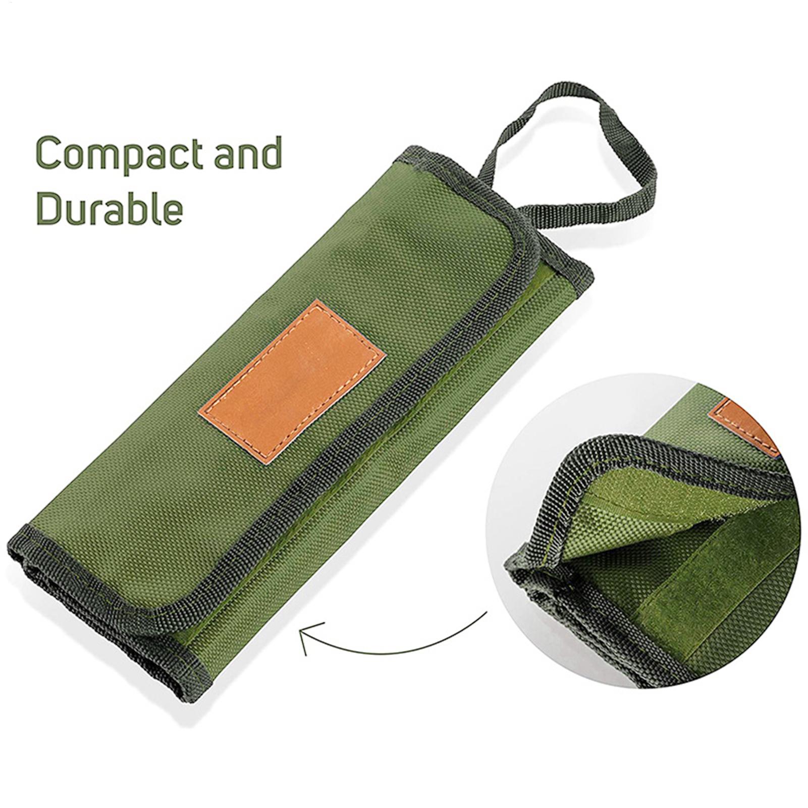 Camping Tableware Roll Bag Cam - Camping Cooking Utensil Bag 评论和价格