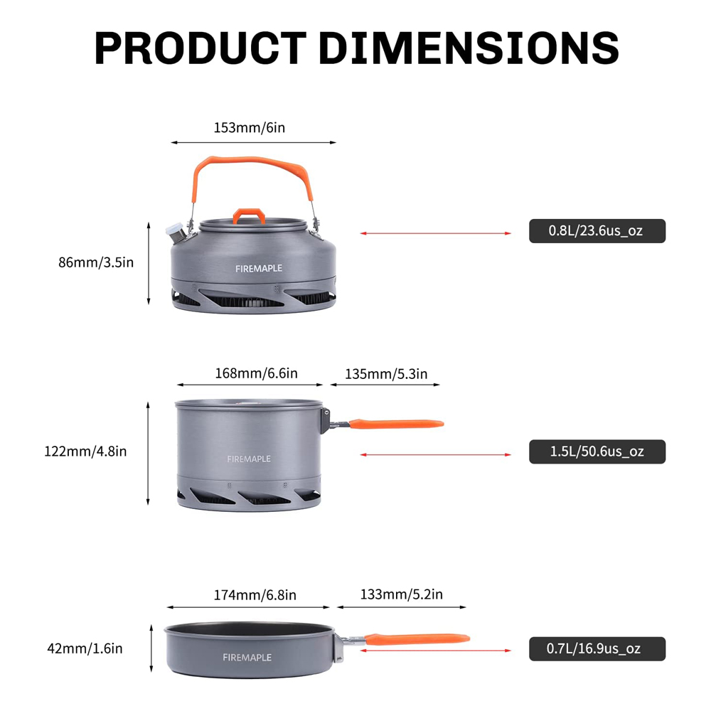 Fire Maple Camping Cookware Ut - Camping Cooking And Eating 评论和价格