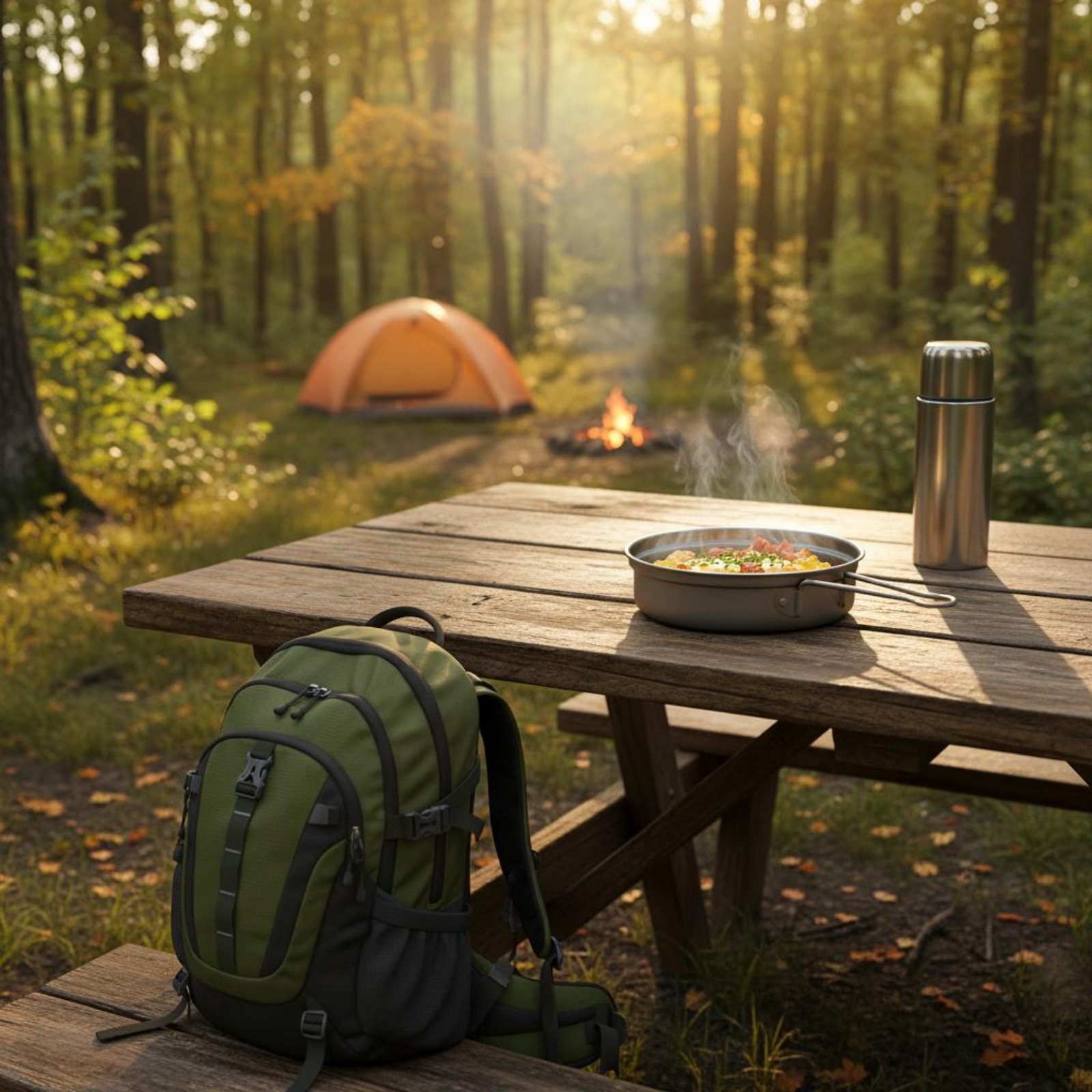 2 Pieces Metal Camping Cook Se - Camping Cooking And Dining Set 评论和价格