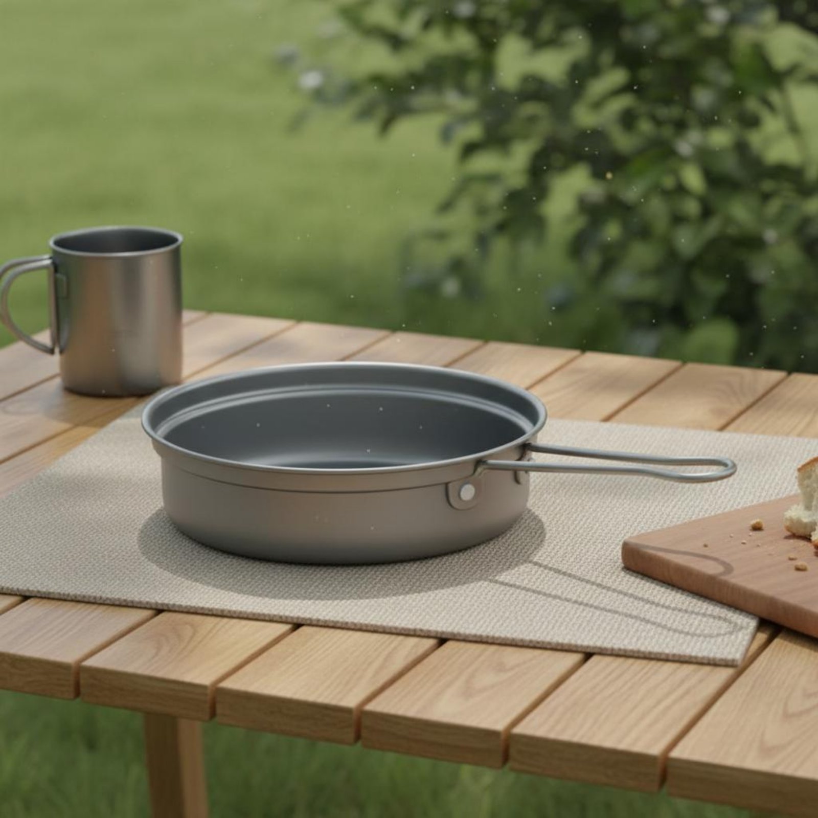 2 Pieces Metal Camping Cook Se - Camping Cooking And Dining Set 评论和价格