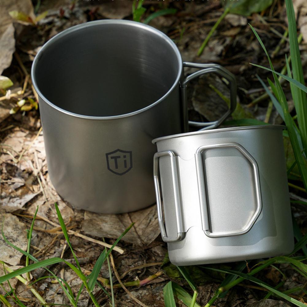 Camping Mug Titanium Cup Touri - Camping Cooking And Dining Set 评论和价格