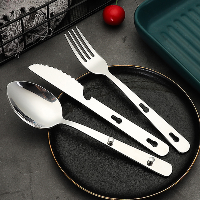 3pcs/set Portable Camping Cook - Camping Cooking And Dining Set 评论和价格
