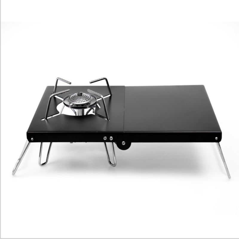 Camping Burner Stove Stand Tab - Camping Cooking Table With Windshield 评论和价格