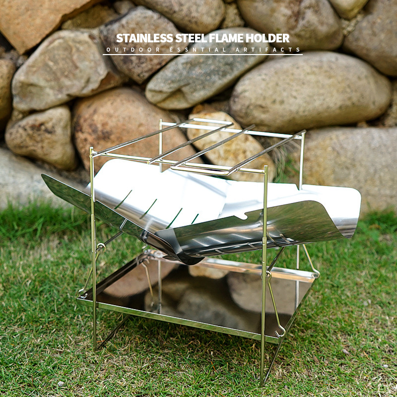 Wood Burning Camping Stove Por - Camping Cooking Grate 评论和价格