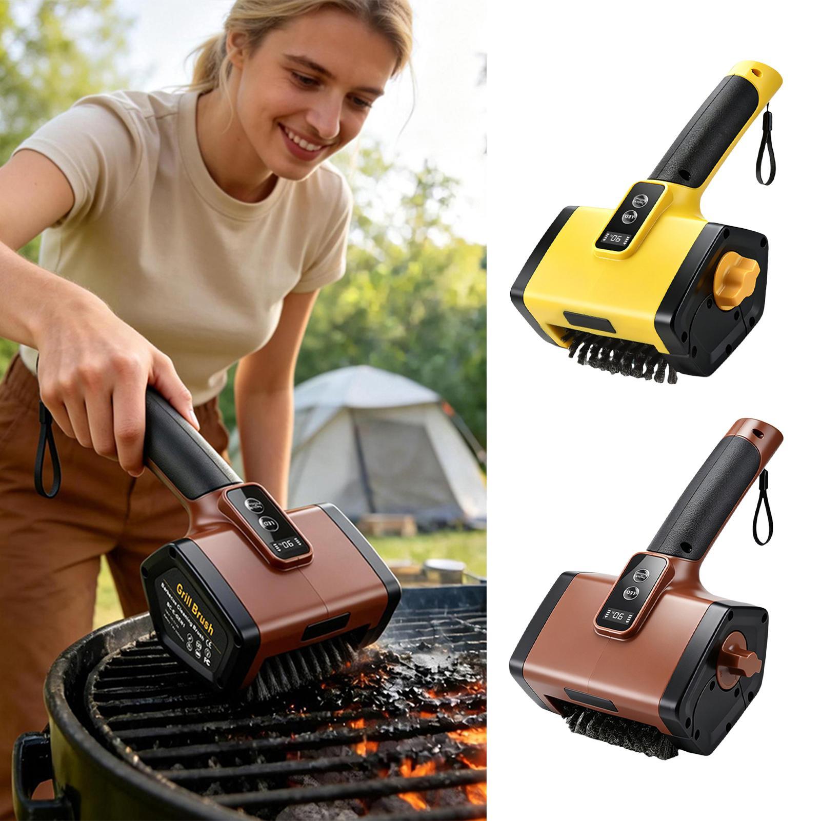 Electric Grill Brush 2 Powerfu - Camping Cooking Grate 评论和价格