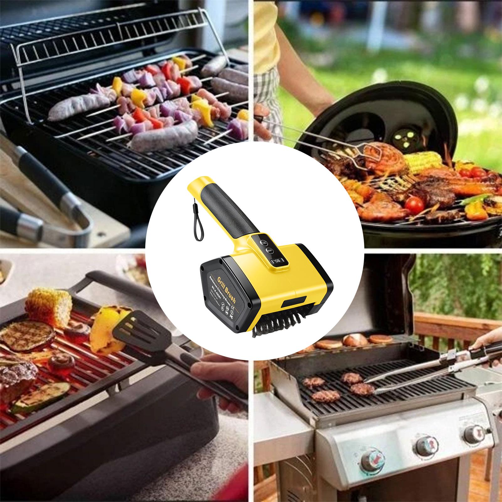 Electric Grill Brush 2 Powerfu - Camping Cooking Grate 评论和价格