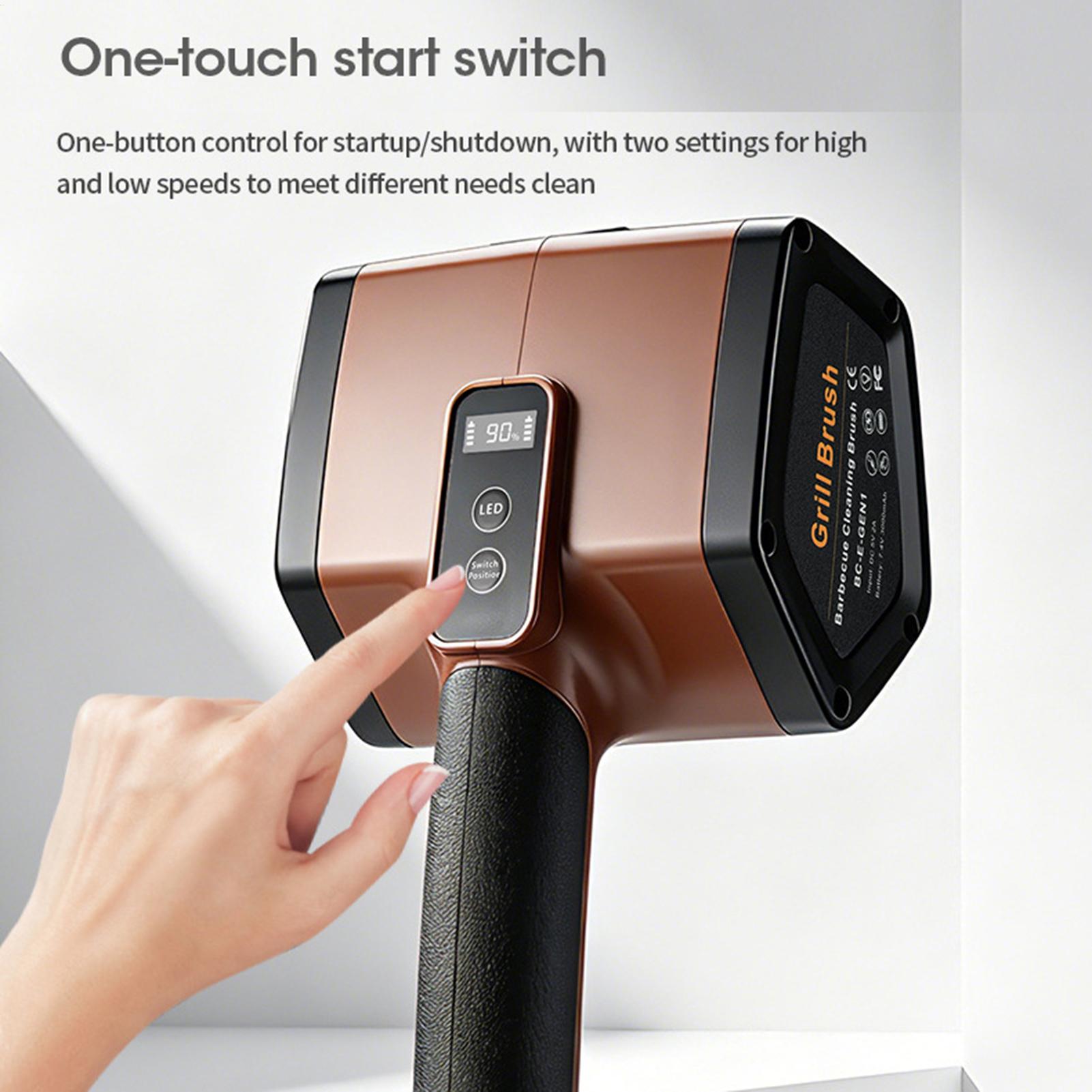 Electric Grill Brush 2 Powerfu - Camping Cooking Grate 评论和价格